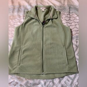 Woolrich fleece full zip vest Womens Medium